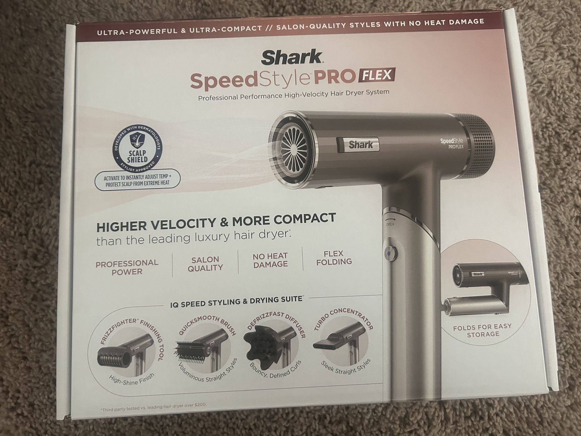 Shark Brand New Never Opened Speed Style Pro Flex