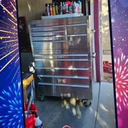 Trinity Rolling Tool Box 11 Drawer Stainless Steel 