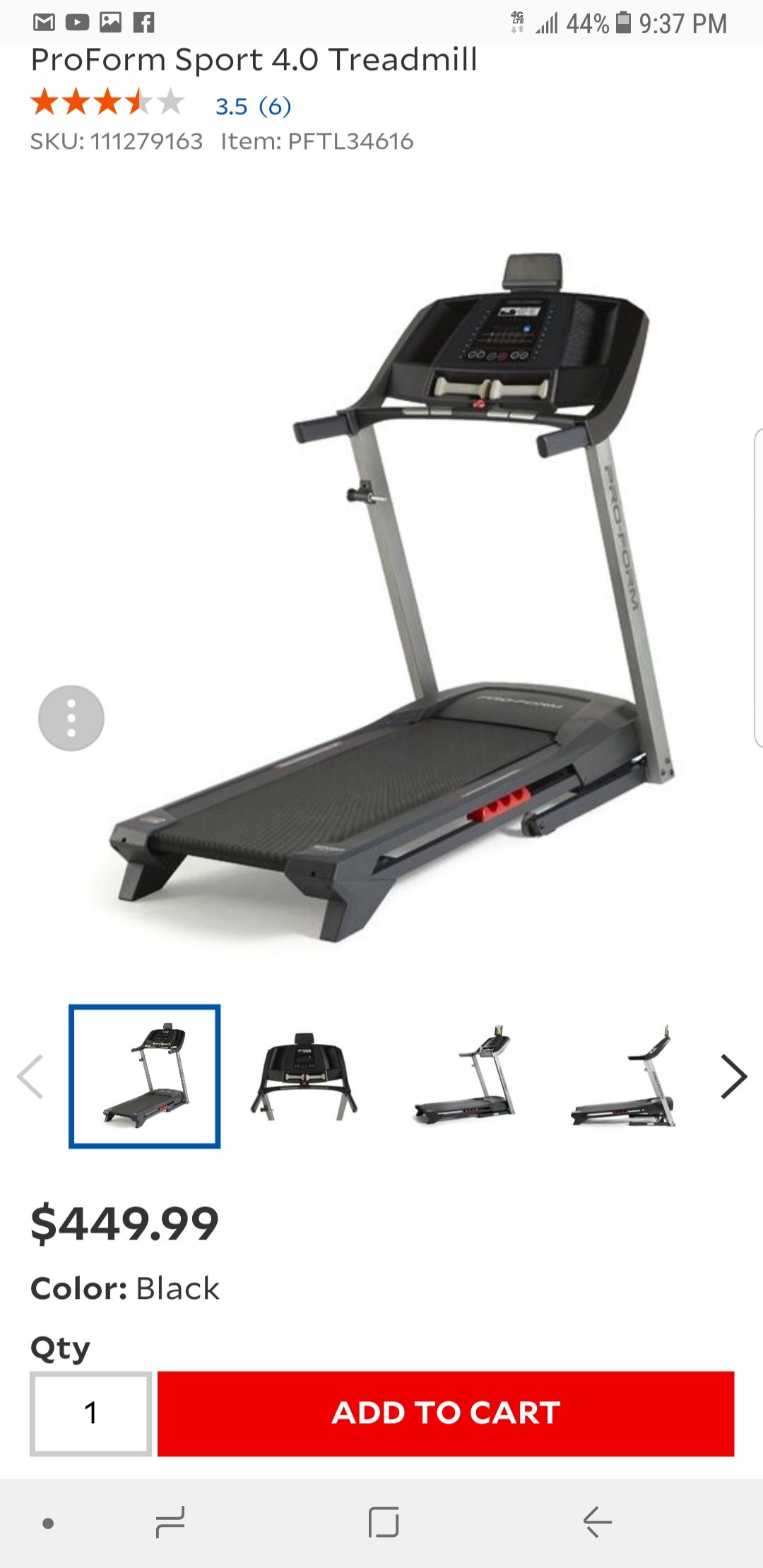 Proform 4.0 sport hot sale