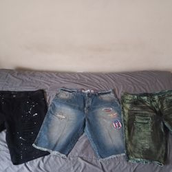 NEW! Mens Jean's Shorts Size 40 Waist 40 W