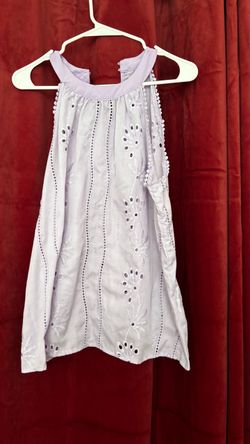 Lavender Embroidered Sleeveless Blouse