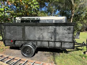 Open Trailer 6x12 Foot Heavy Duty Single Axle