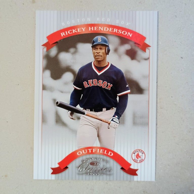 2002 Rickey Henderson Baseball Card