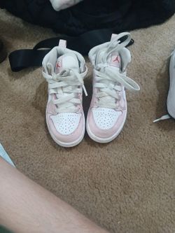 Pink Air Jordan 1's