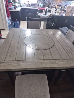 Dinner high square table