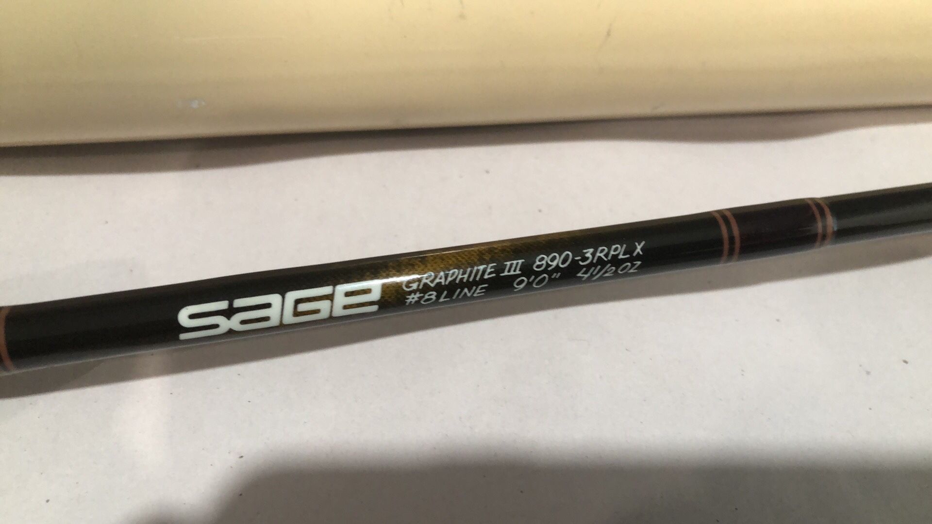 SAGE Graphite III 890 3RPLX EIGHT (8) 9'0 Fly Rod.Awesome Three