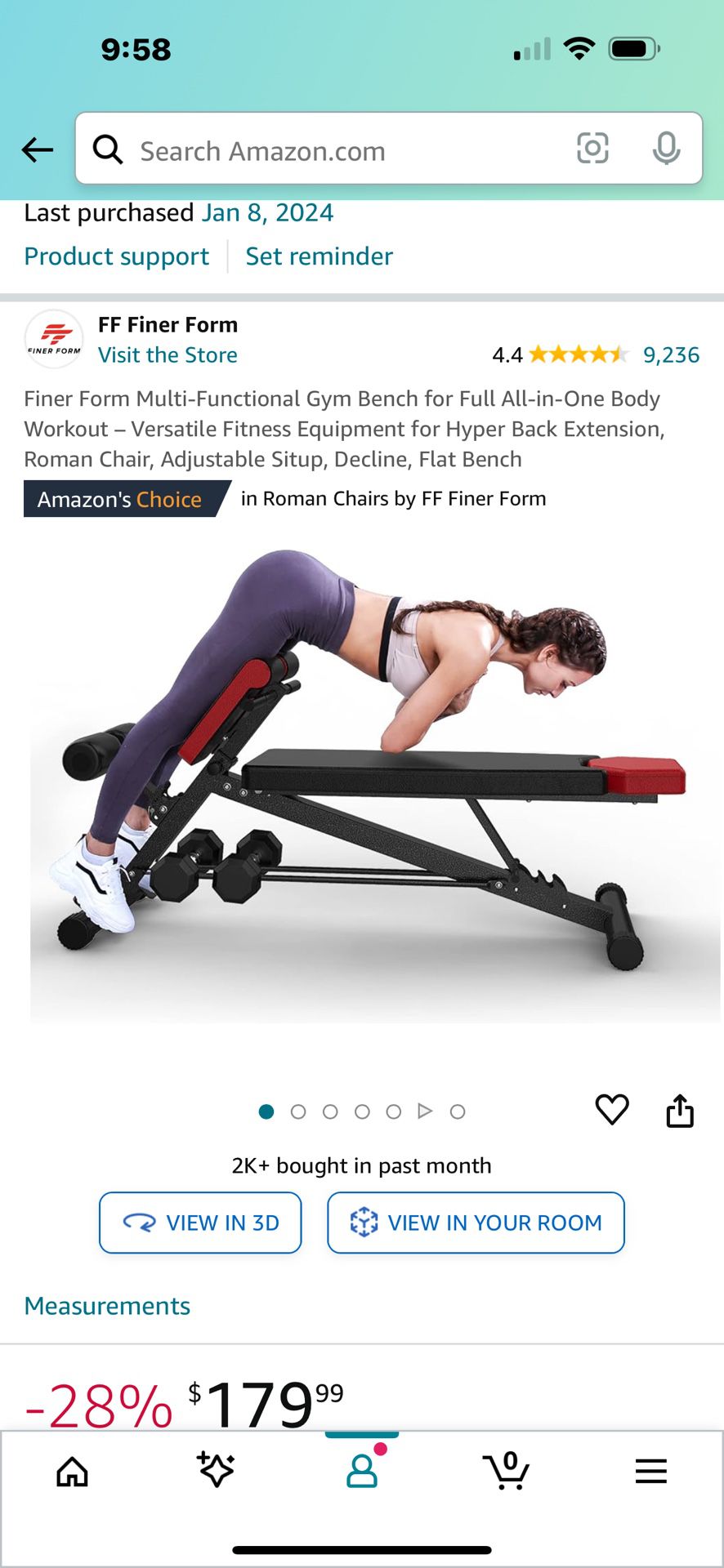 Gym/weight Bench
