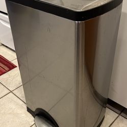 SimpleHuman Trash Can 50 Liter Stainless Steel