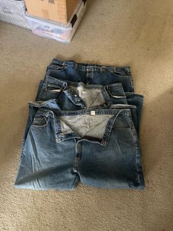 3 pairs of old Levi’s