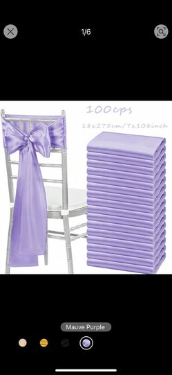 Used Satin Sashes