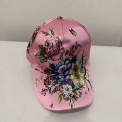 Pink  Flowers Hat