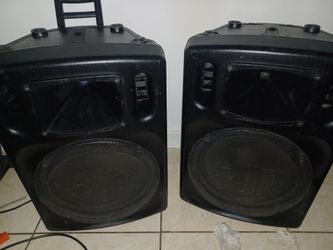 Audiopipe DJAP-1580BT 15-inch Powered PA Speaker Bluetooth USB