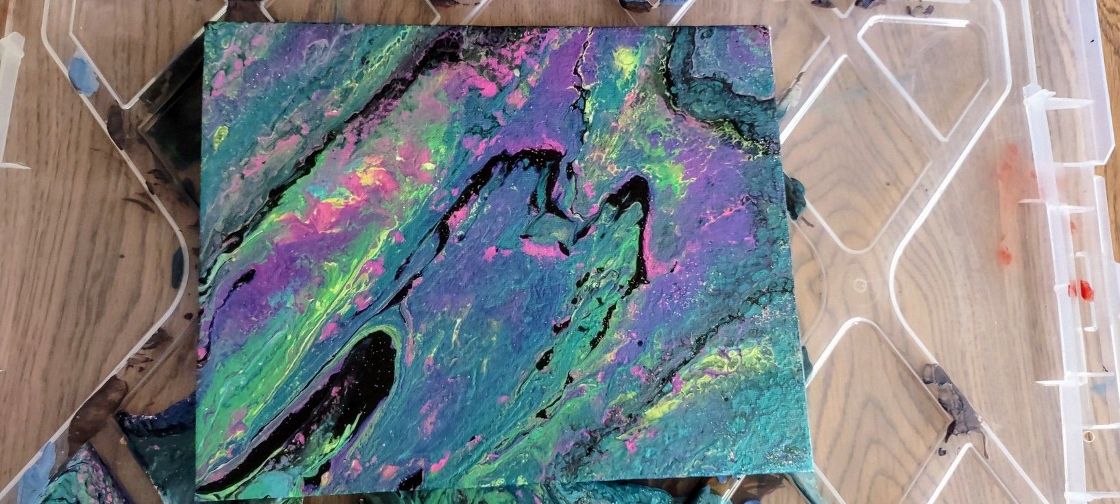 Acrylic Pour Paintings For Sale Or Trade!!!!!