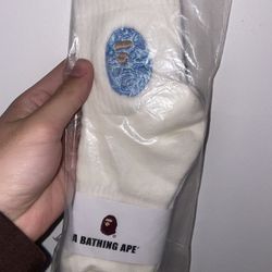 Blue Bape Socks 