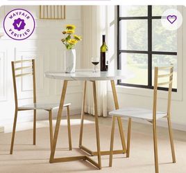 WAYFAIR Bistro Set -  Table + 2 chairs - Excellent condition