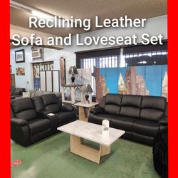 😍 Beautiful Reclining Sofa and Loveseat Set