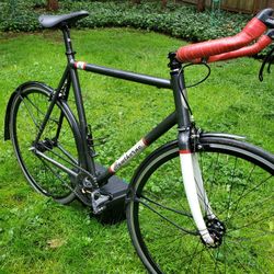 Custom 54cm Single Speed With Sturmey Archer 2 Speed Hub.