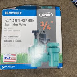 Orbit Heavy Duty 3/4in Anti Siphon