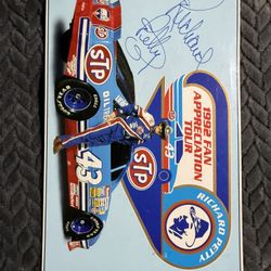 1992 Richard Petty Autographed Fan Appreciation Card