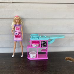 Blonde Barbie Florist Doll and Playset GTN58 Careers