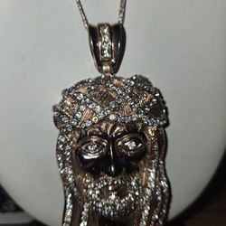 Jesus Charm With Chain 