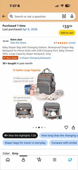 Diaper bag