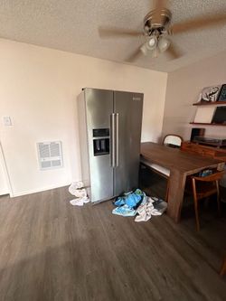 Free Kitchen Aide side by side fridge