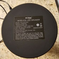 Vibe e-ssential Wireless LED Speaker