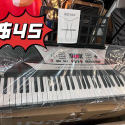 ❤️$45❤️  Portable Electronic Keyboard Instrument Piano 61 Keys LED Display Intelligent Teaching 37-1/2" x 14" x 5" US Delivery  Pick up is in the East