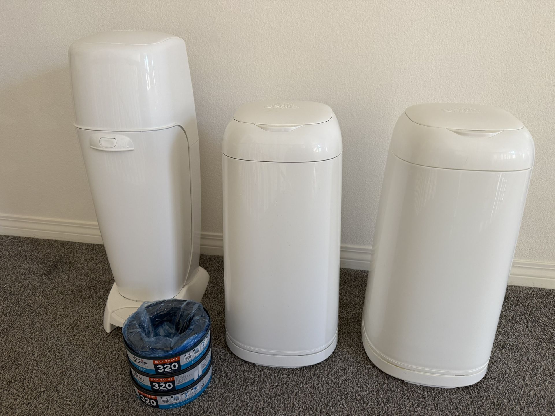 3 Diaper Genie Pails