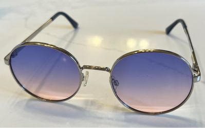 Martha Stewart Women's MS141 Vintage Metal UVA and UVB Protective Round Fashion Sunglasses, 50mm
