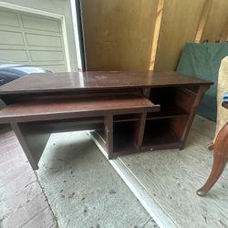 Solid Wood, Mahogany Computer Desk