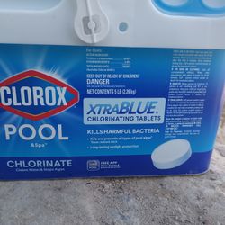 Clorox Pool Chlorinate Tablets Xtrablue 5 Pounds
