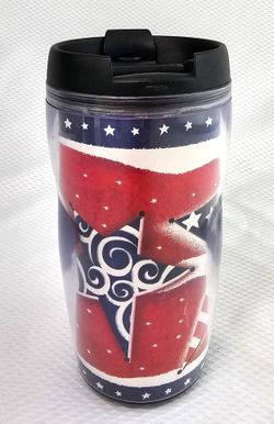 Vintage Starbucks Barista Stars and Stripes Tumbler
