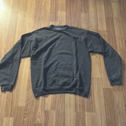 Hanes Charcoal Grey Crewneck Sweater 