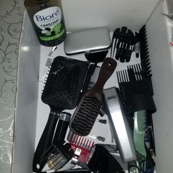 Hair Clippers And Accessories With blower