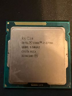 i7-3700k CPU Chip