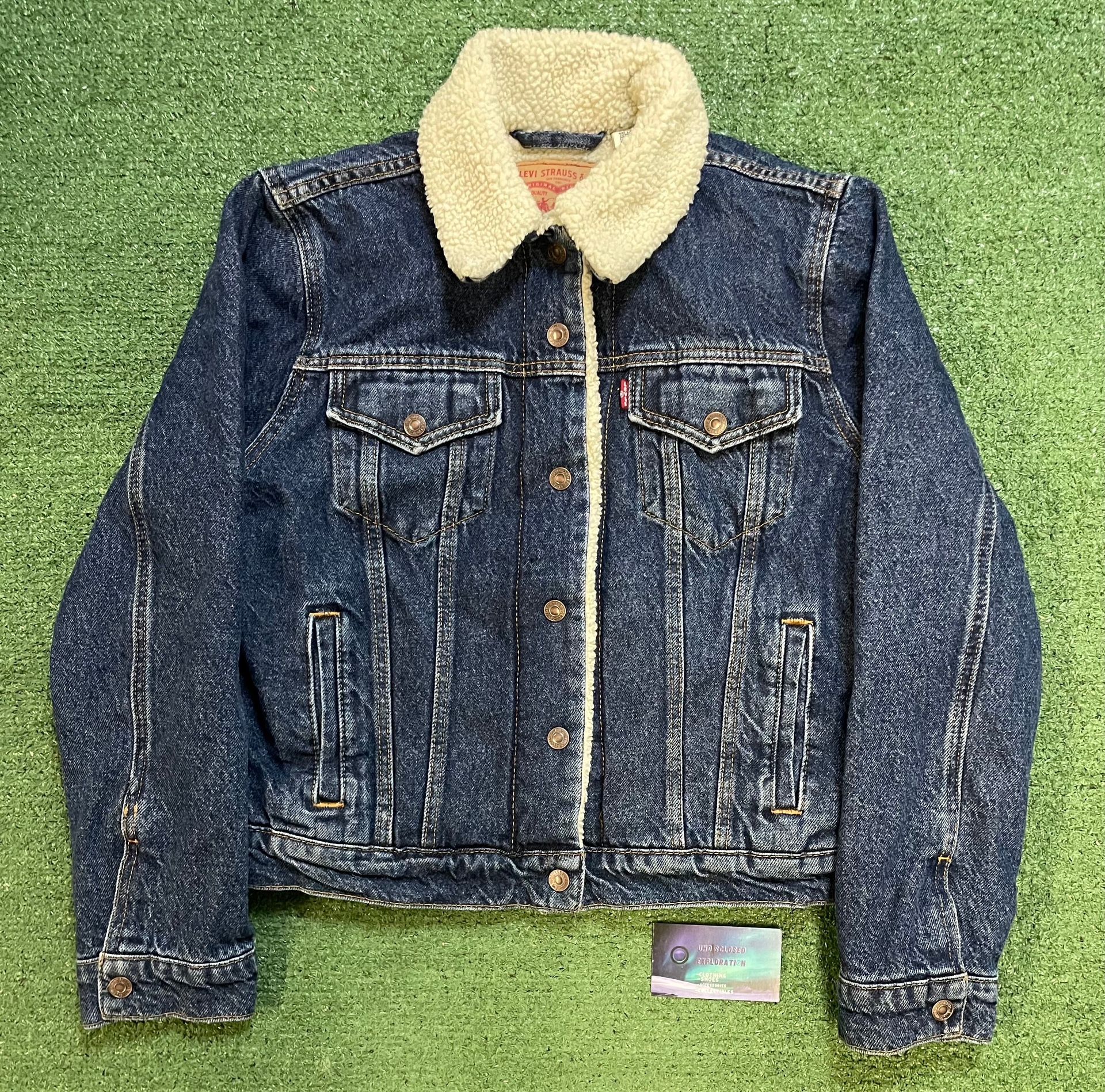Vintage Levi Sherpa jean jacket