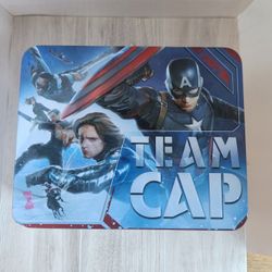 NEW Marvel Civil War Lunch Box & Puzzle 100 Pc Captain America Iron Man