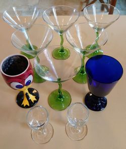 Fancy Stemware Glasses Goblets