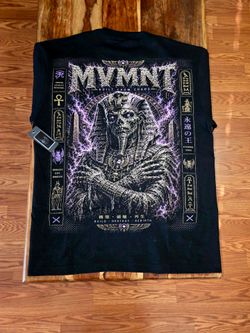 MVMNT Men's "Pharaoh Mummy" Black Graphic Tee