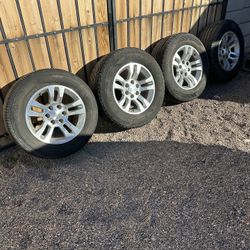 Silverado 18 inch chevy stock wheels Tahoe Suburban