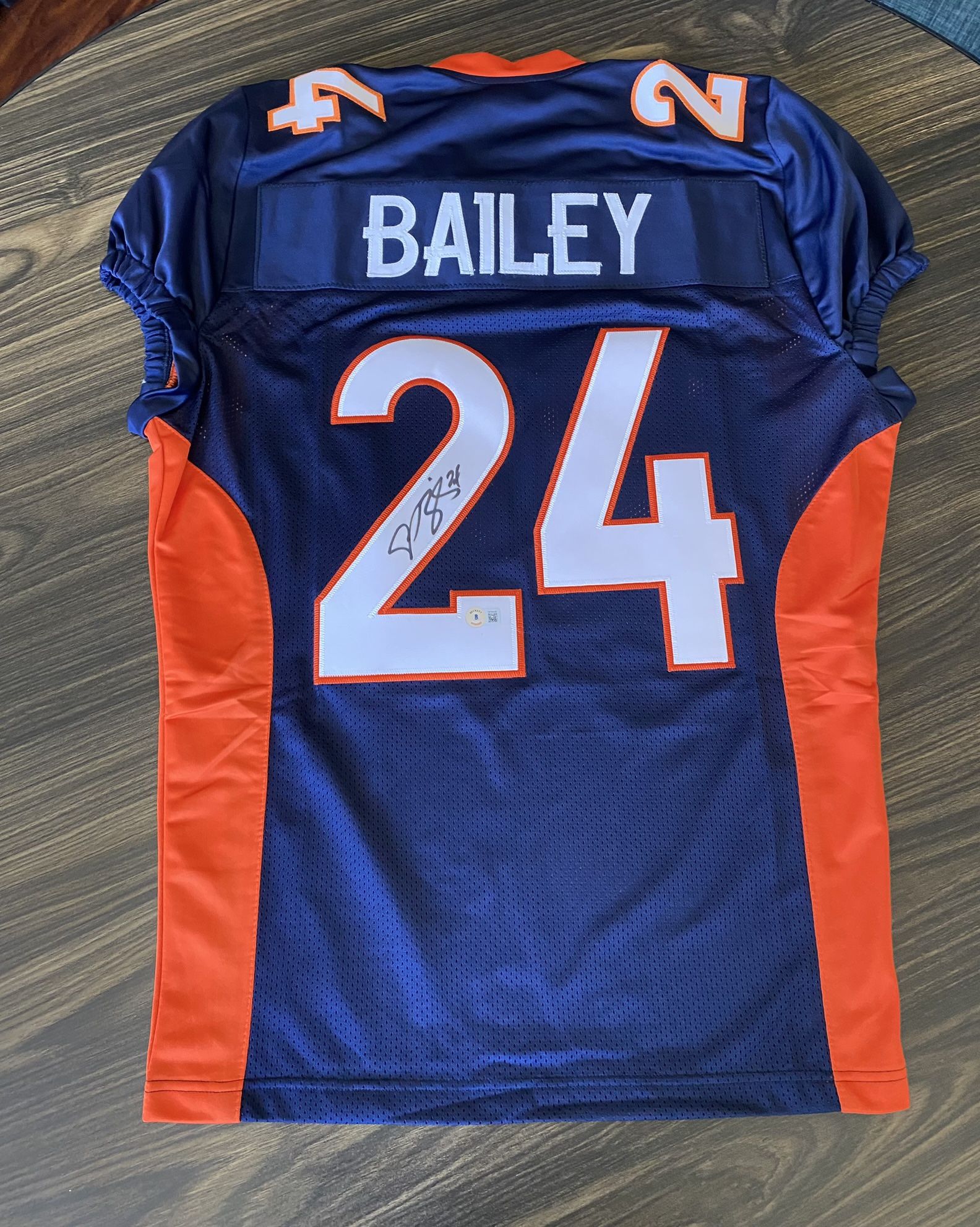 Champ Bailey Custom Signed Jersey