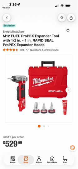 Milwaukee ProPEX Expansion Tool