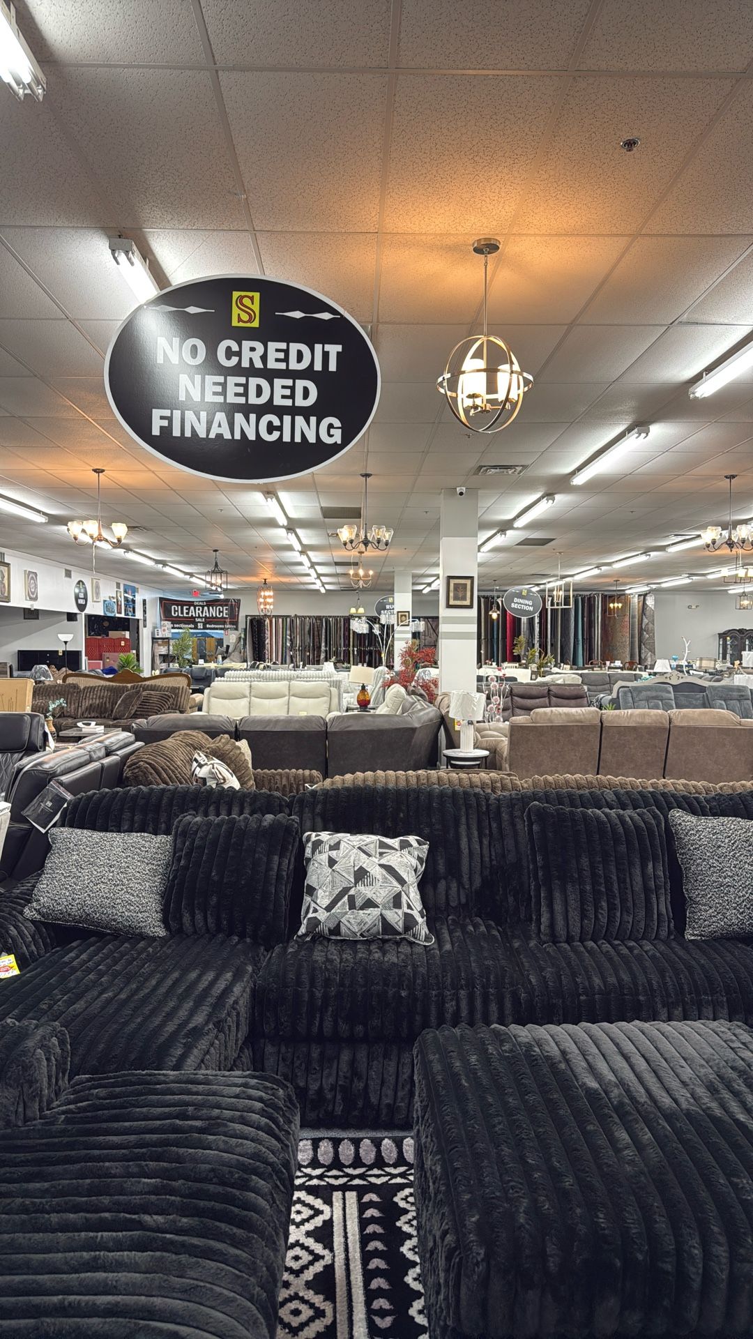 Plush Sectional On Sale 