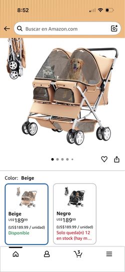 Double stroller for pets