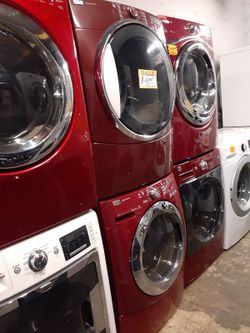 SALE ‼️ front load washer and electric dryer mix & match working perfectly with 4 months warranty