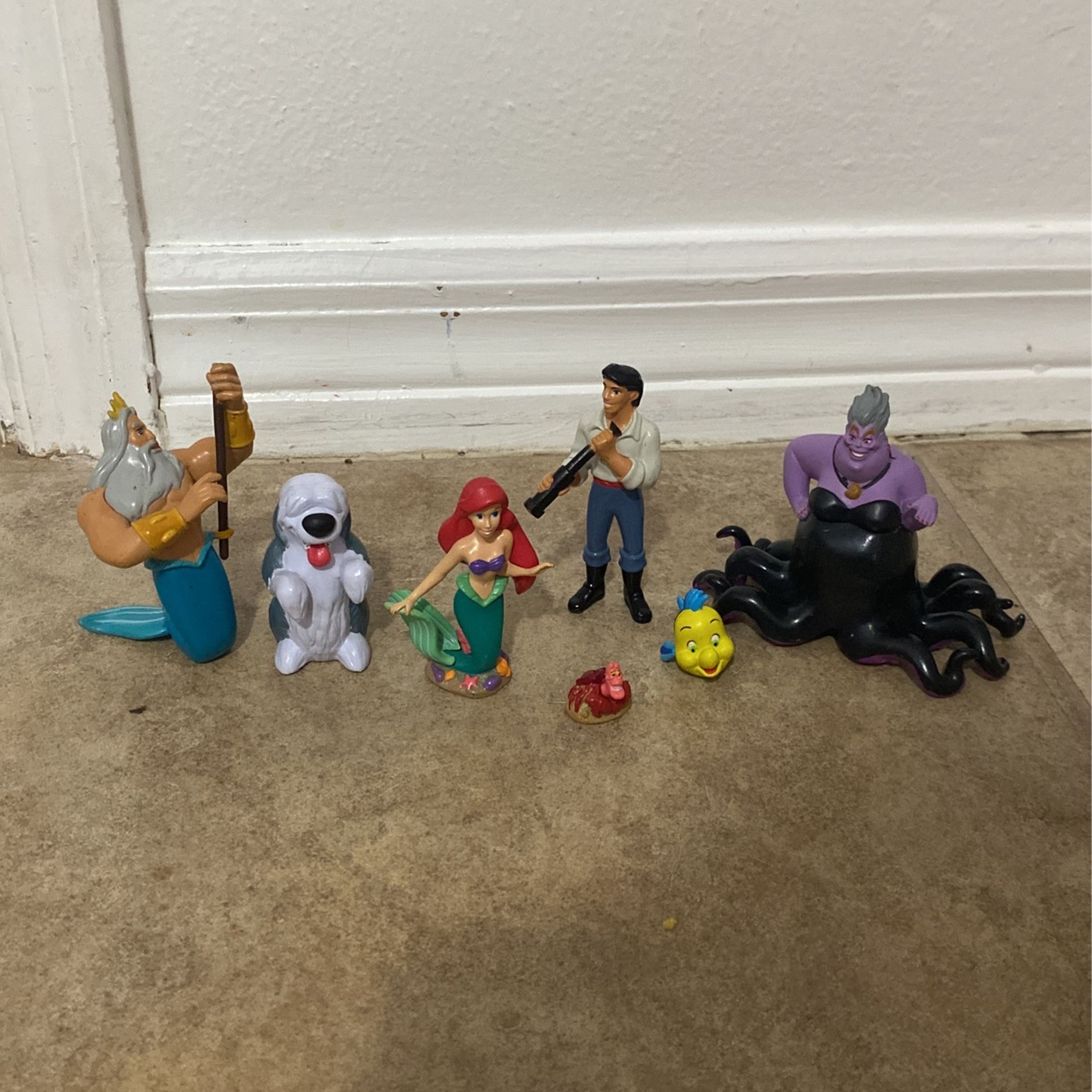 Disney Little Mermaid Complete Figurine Set