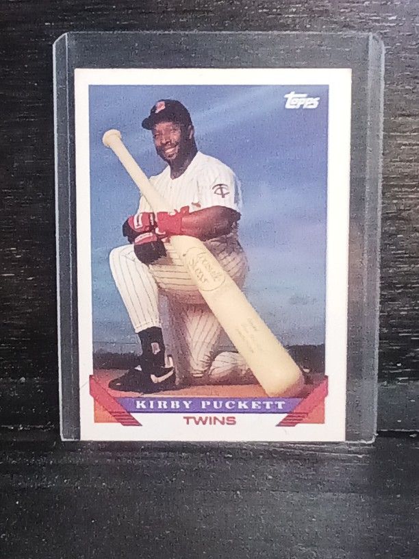 1993 Topps Minnesota Twins Kirby Puckett Error Card..