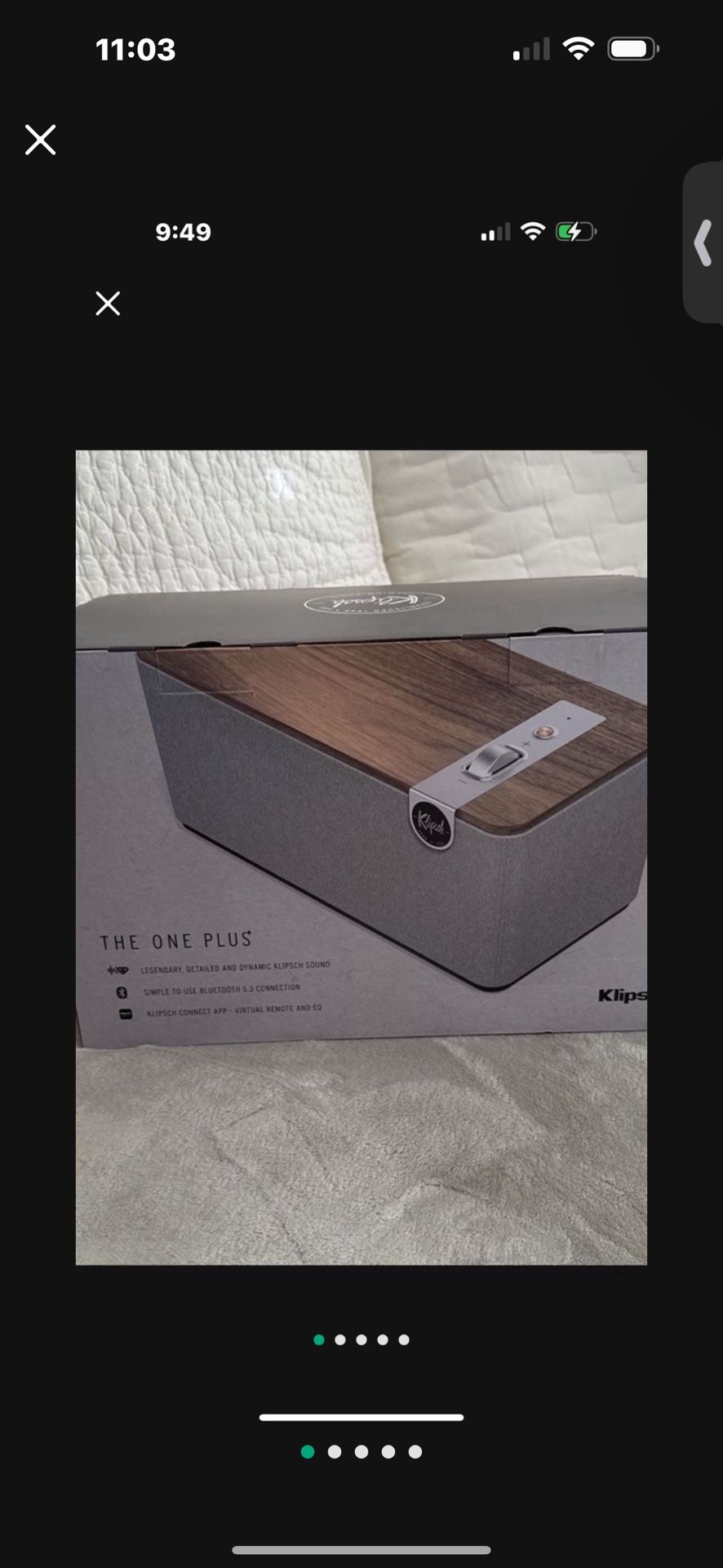 New Klipsch The One Plus Bluetooth Speaker